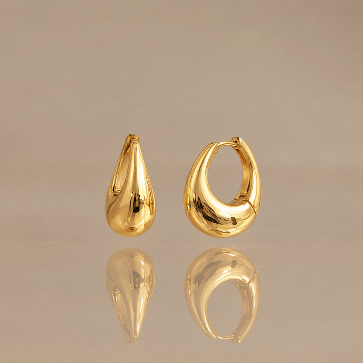 Minimalist Chunky Hoop Earrings
