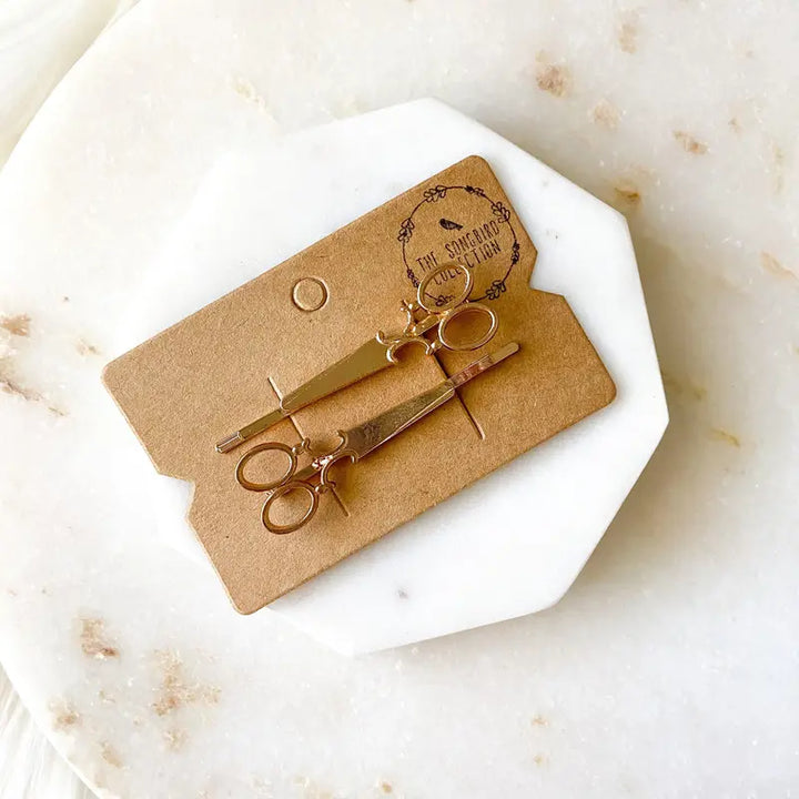 Scissor-Shaped Hair Clip