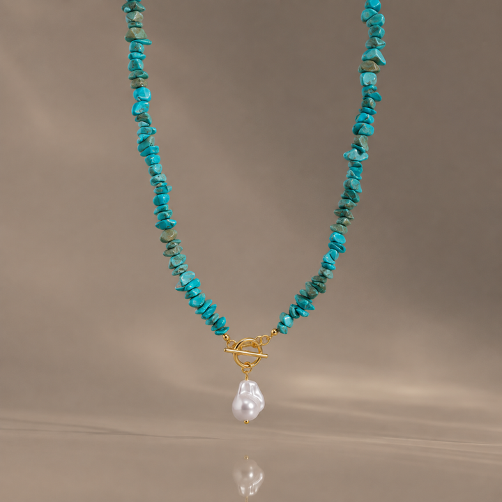 Turquoise Pearl Set
