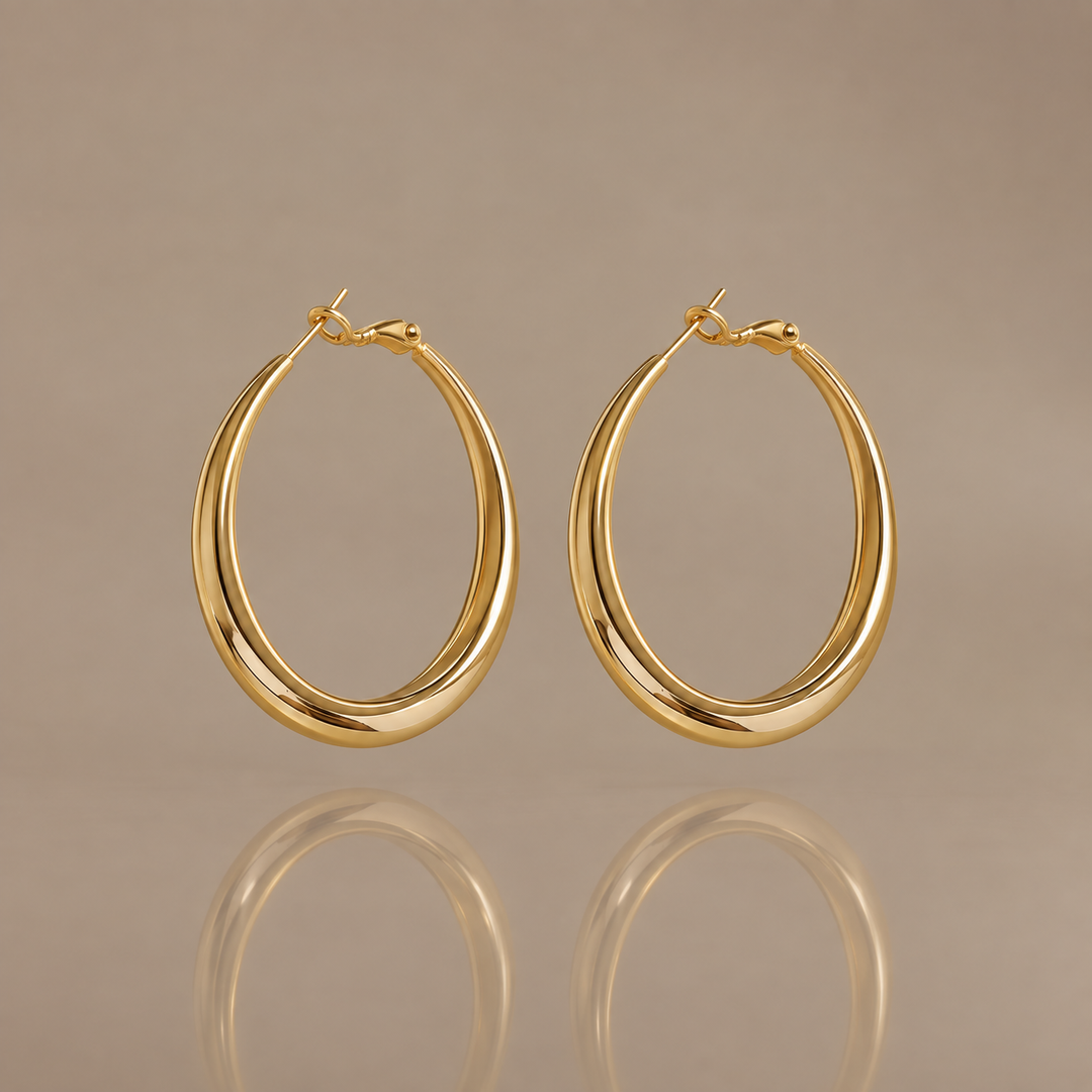 Minimal Gold Hoop Earrings