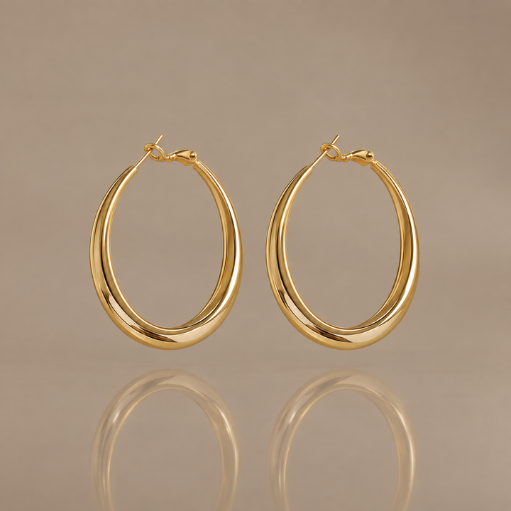Minimal Gold Hoop Earrings
