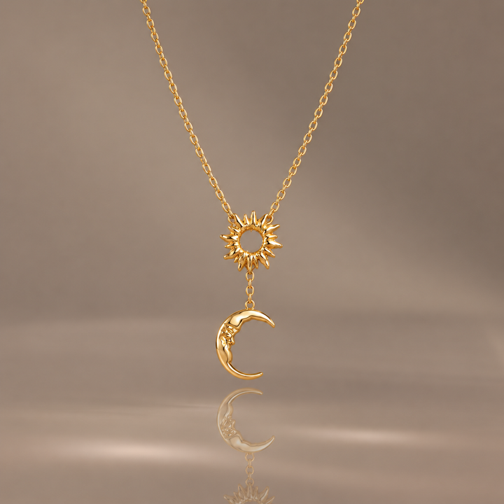 Celestial Crescent Moon Necklace