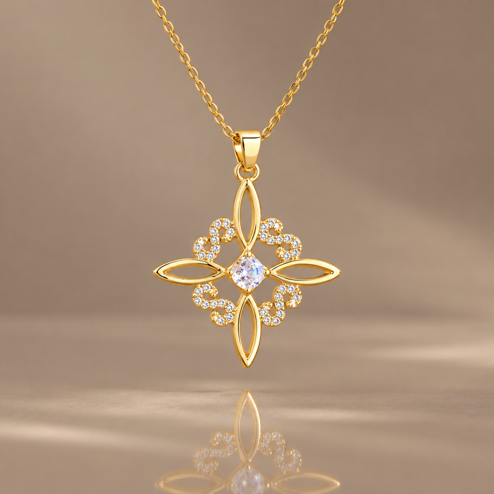 Fourfold Celtic Knot Necklace