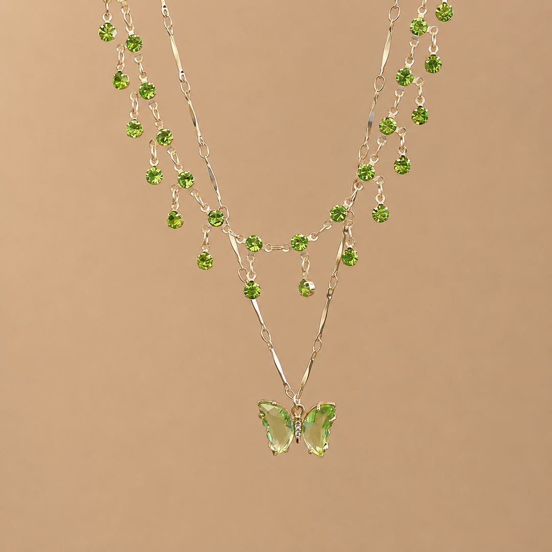 Ocean Drop Layered Necklace