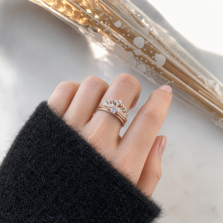 Adjustable Crown Ring