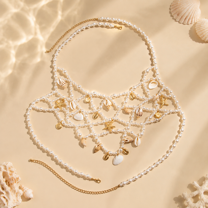 Ocean Pearl Shell Body Chain