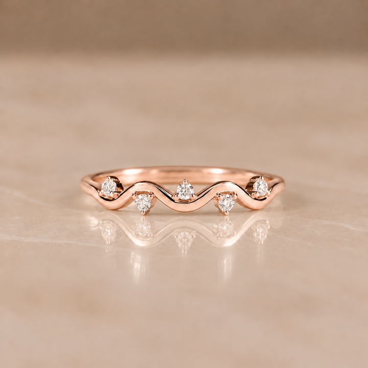 Healing Wave Zircon Ring