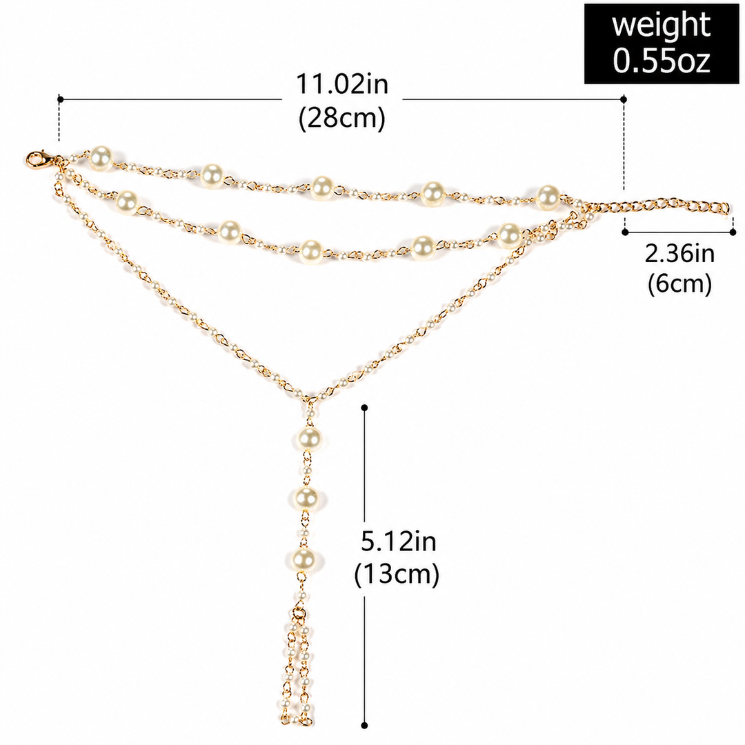 Pearl Barefoot Foot Chain