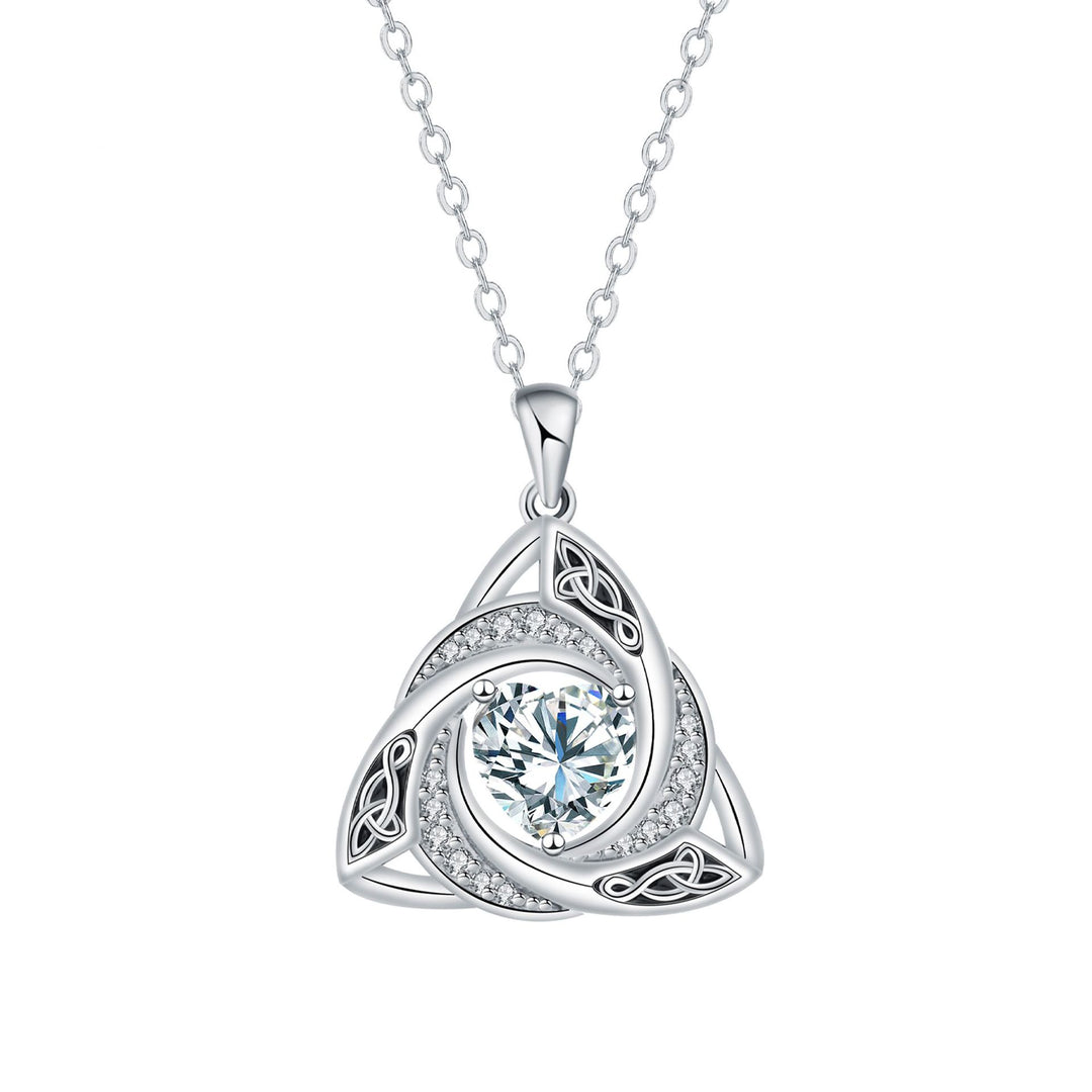 Eternal Trinity Birthstone Necklace