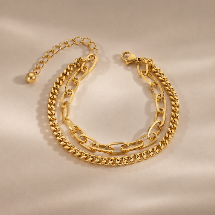 Double Layer Chain Bracelet