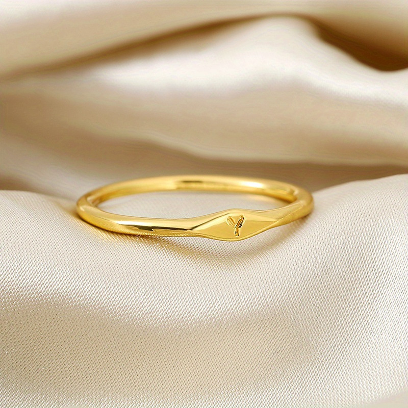 Signature Initial Ring Collection