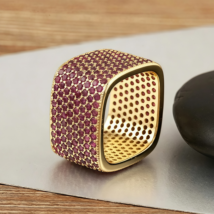 Mosaic Pavé Ring