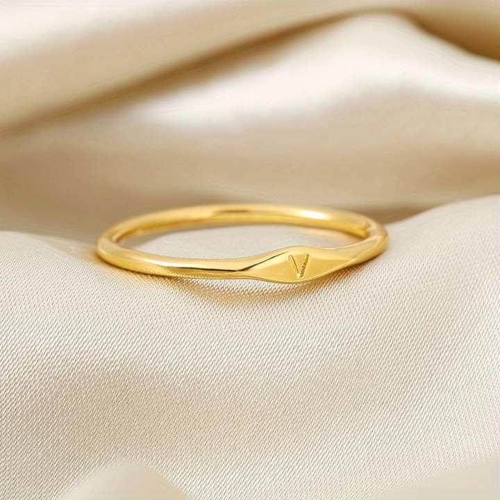 Signature Initial Ring Collection