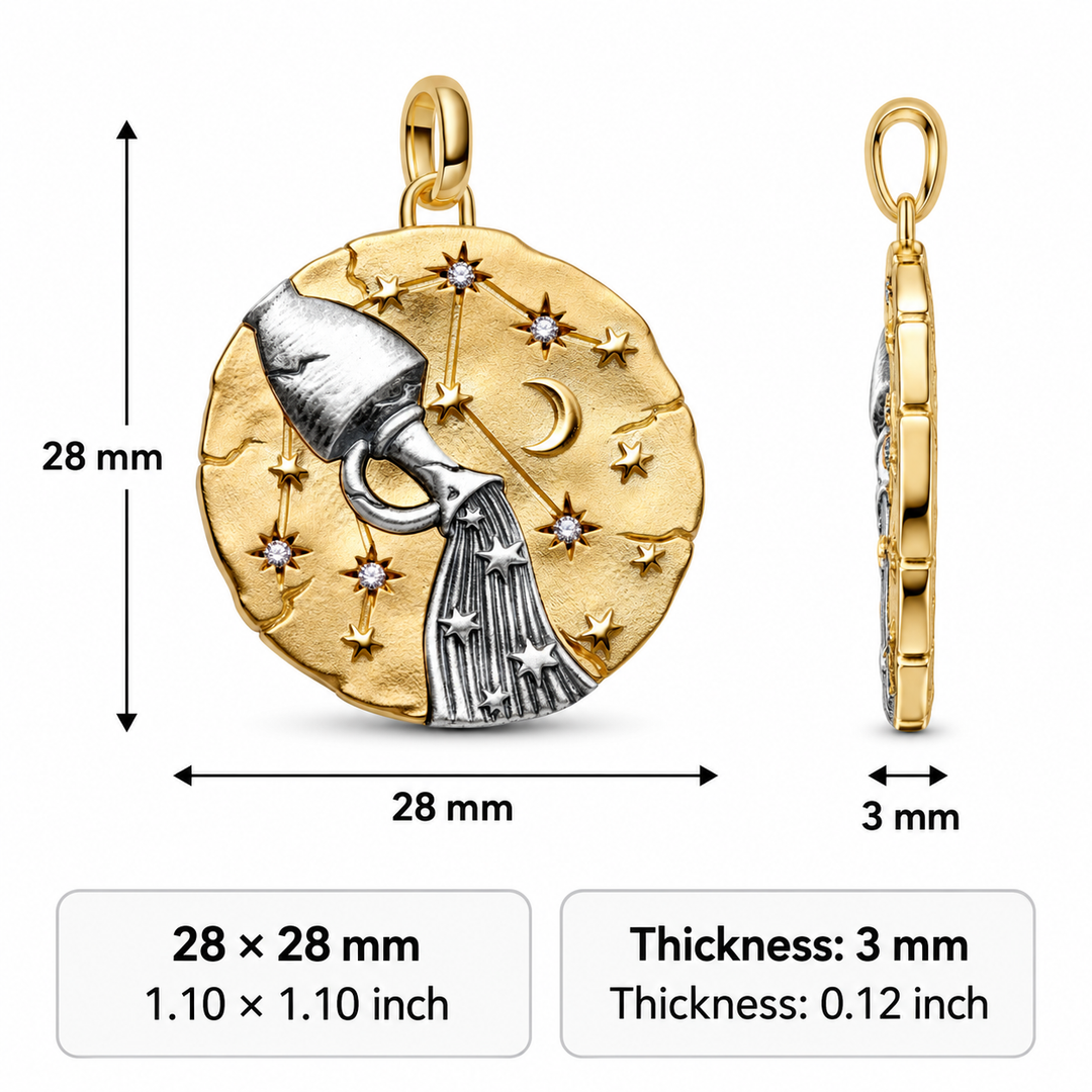 Zodiac Constellation Pendant