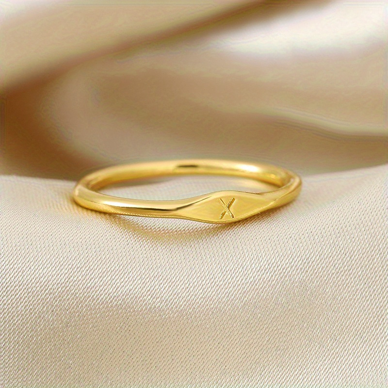 Signature Initial Ring Collection