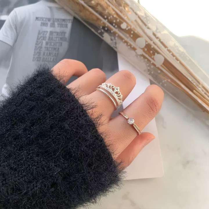 Adjustable Crown Ring