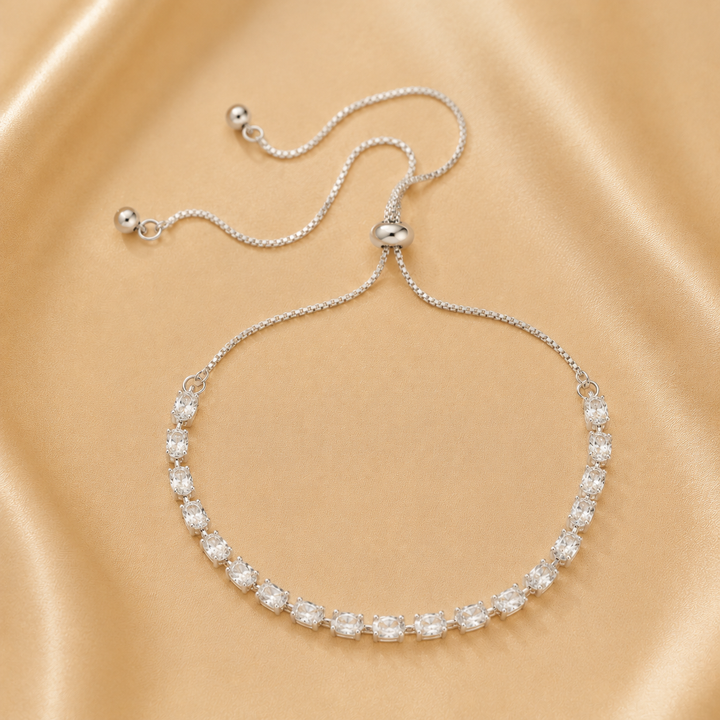 Crystal Drop Tennis Bracelet