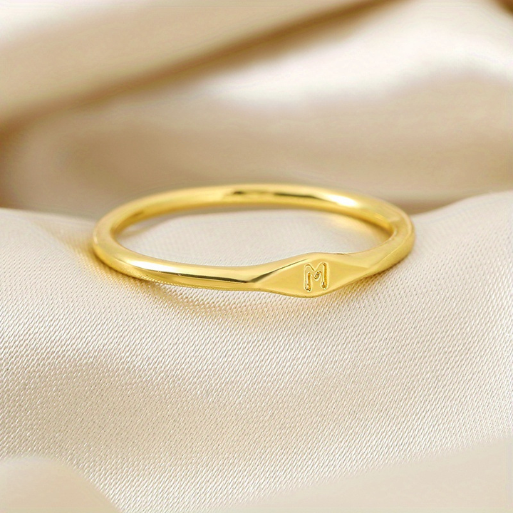 Signature Initial Ring Collection