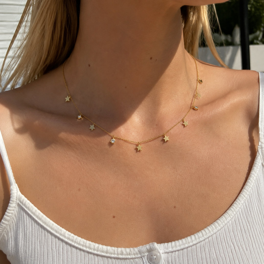 Dainty Charm Chain Necklace