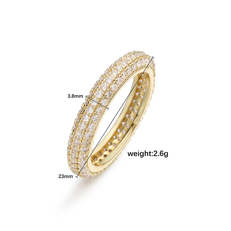 Spectrum Sparkle Band Ring