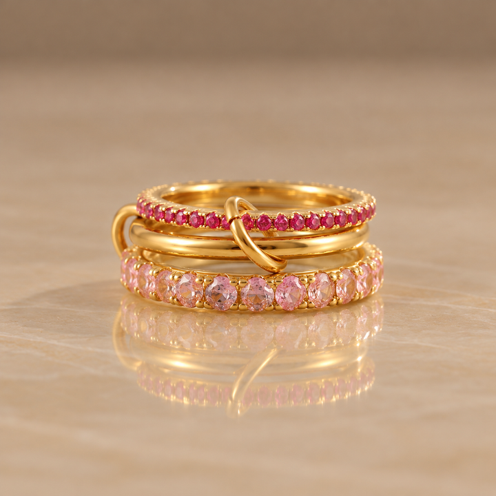 Triple Band Zirconia Ring