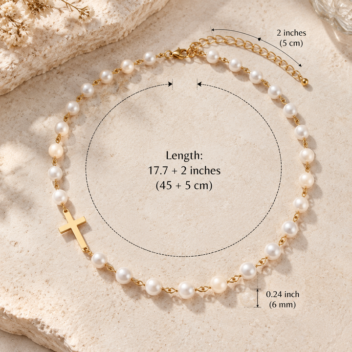 Pearl Cross Jewelry
