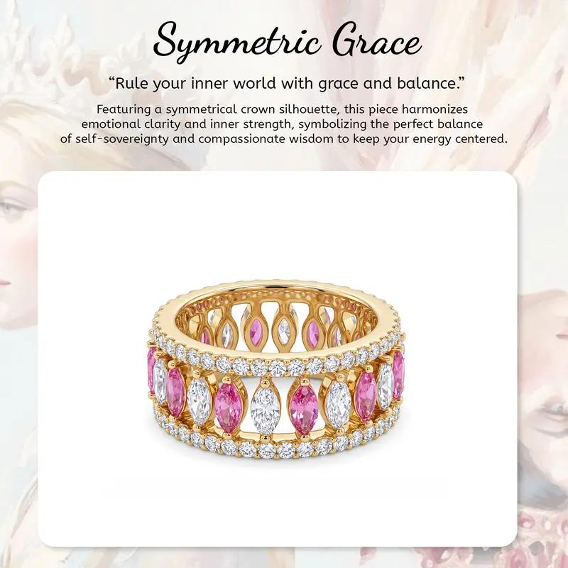 Convertible Birthstone Crown Ring