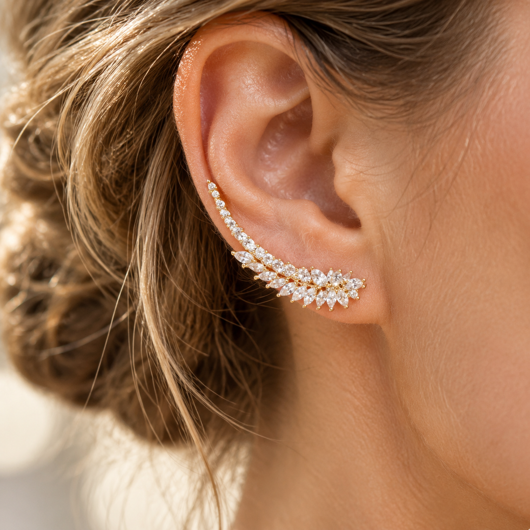 Liora Crystal Ear Climbers
