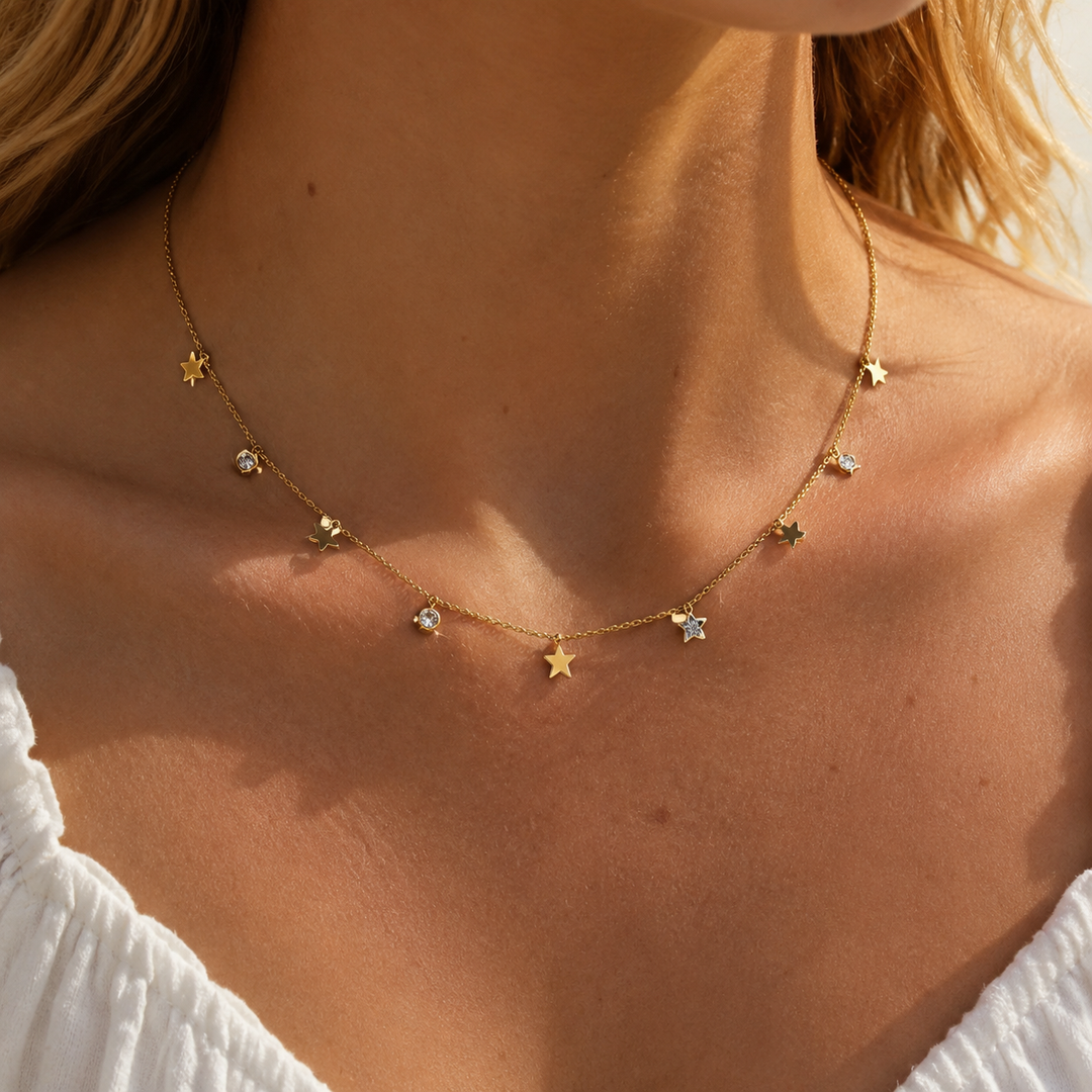Dainty Charm Chain Necklace