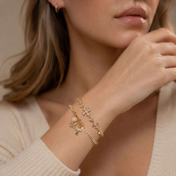 Cross Charm Bracelet