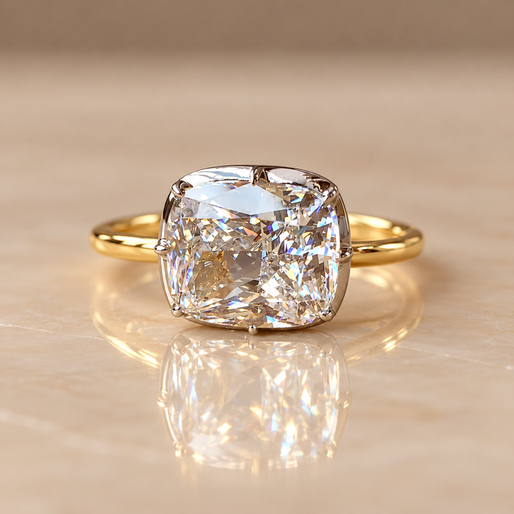 Cushion Sparkle Ring