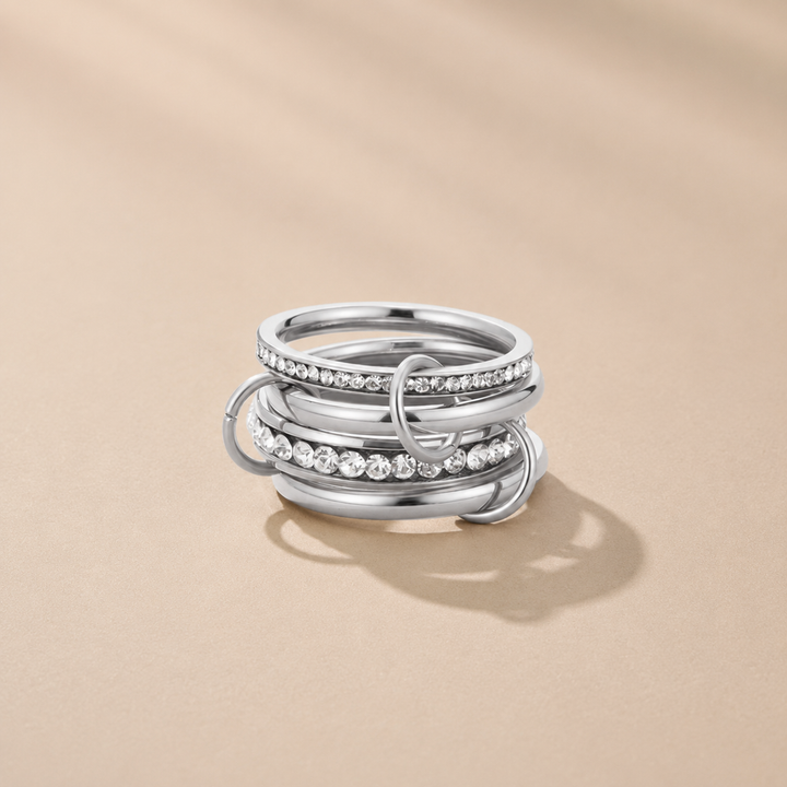Zircon Layered Ring