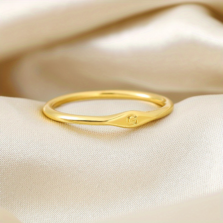 Signature Initial Ring Collection