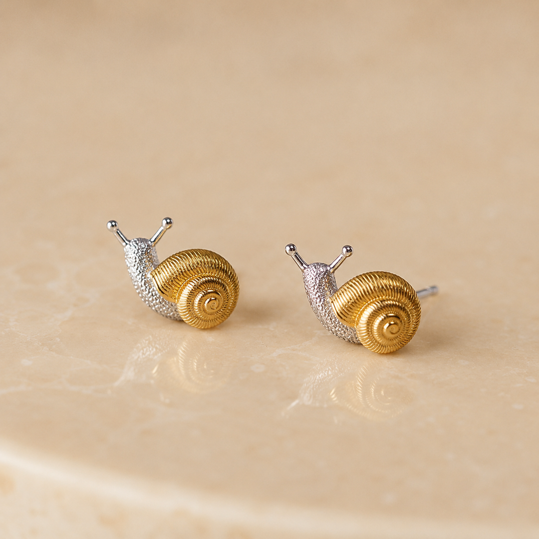 Snail Stud Earrings