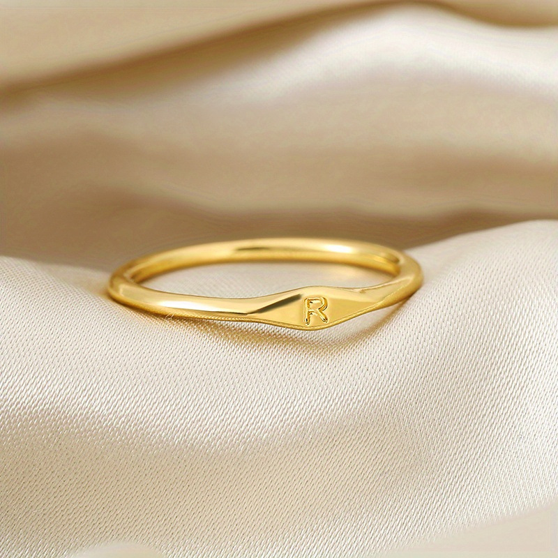 Signature Initial Ring Collection