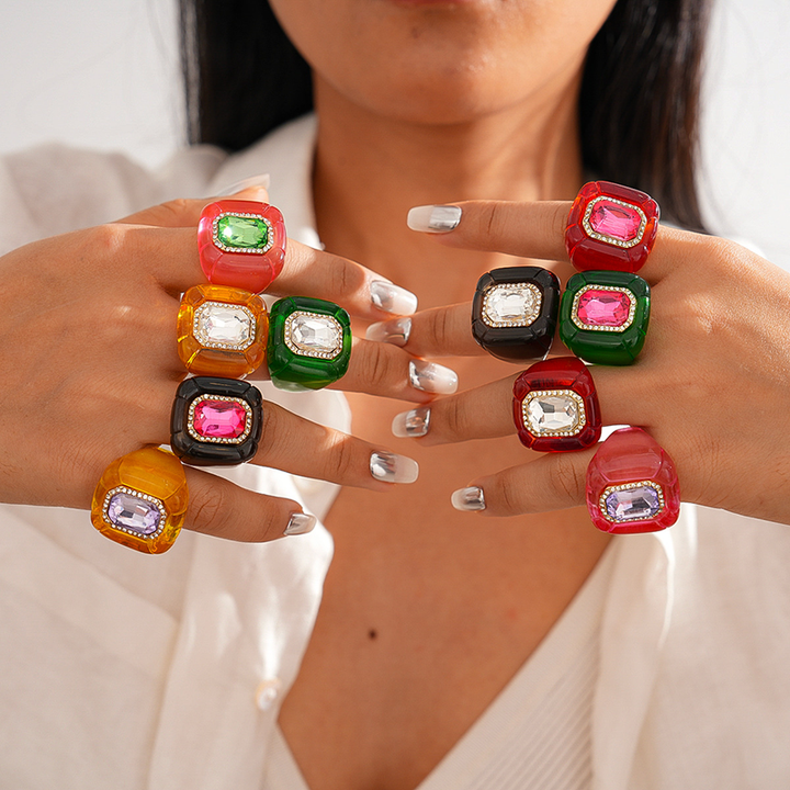 Aurora Gemstone Statement Ring