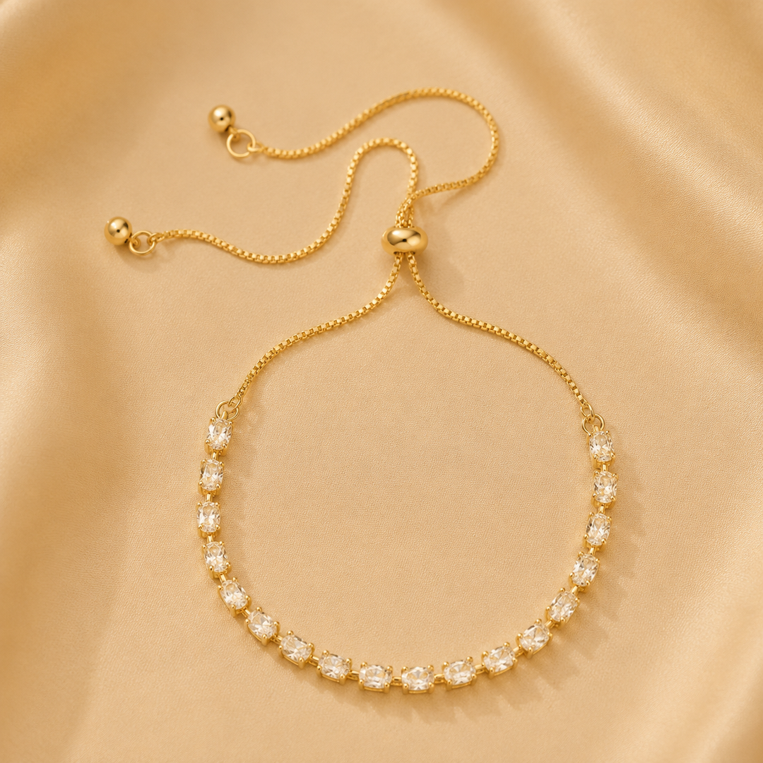 Crystal Drop Tennis Bracelet