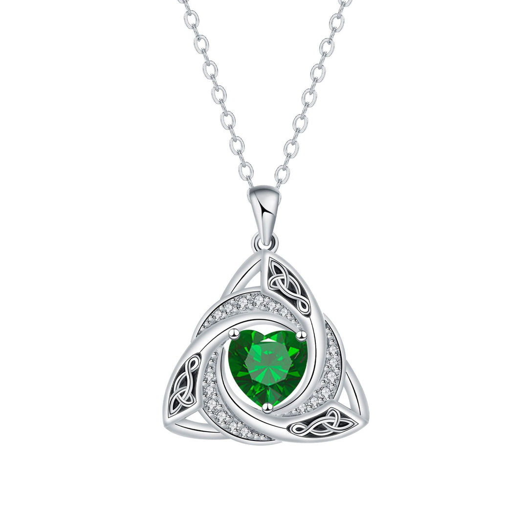 Eternal Trinity Birthstone Necklace