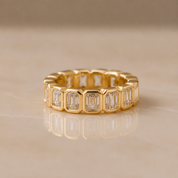Bezel-Set Eternity Band