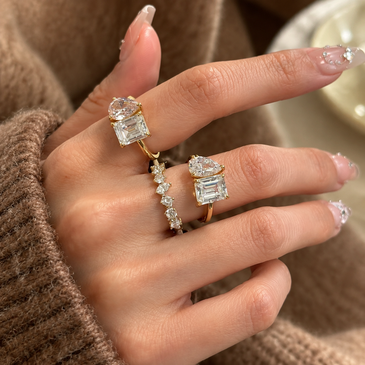 Duo Stone Ring