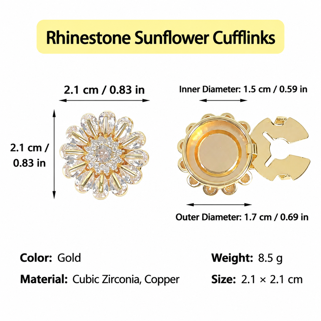 Sunflower Cufflinks