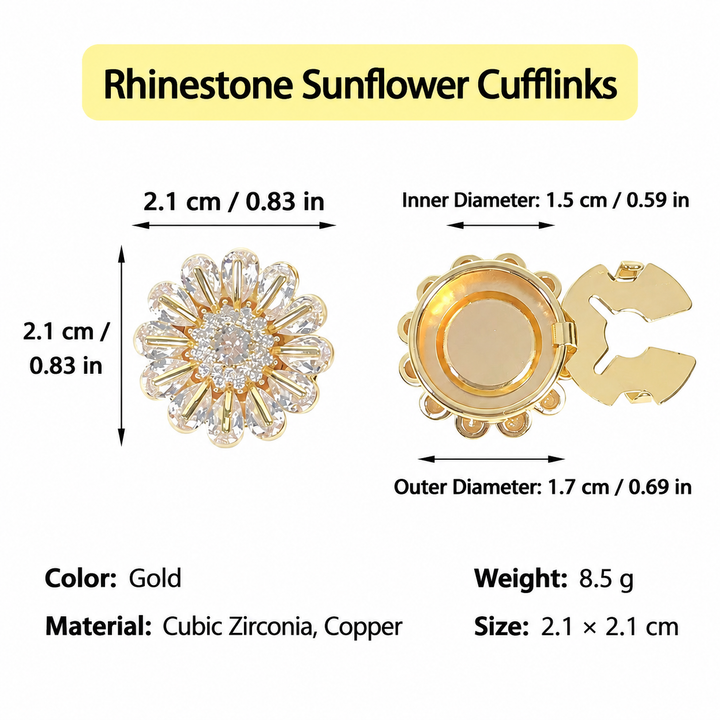 Sunflower Cufflinks