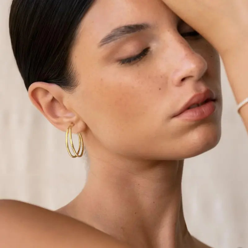 Double Hoop Earrings