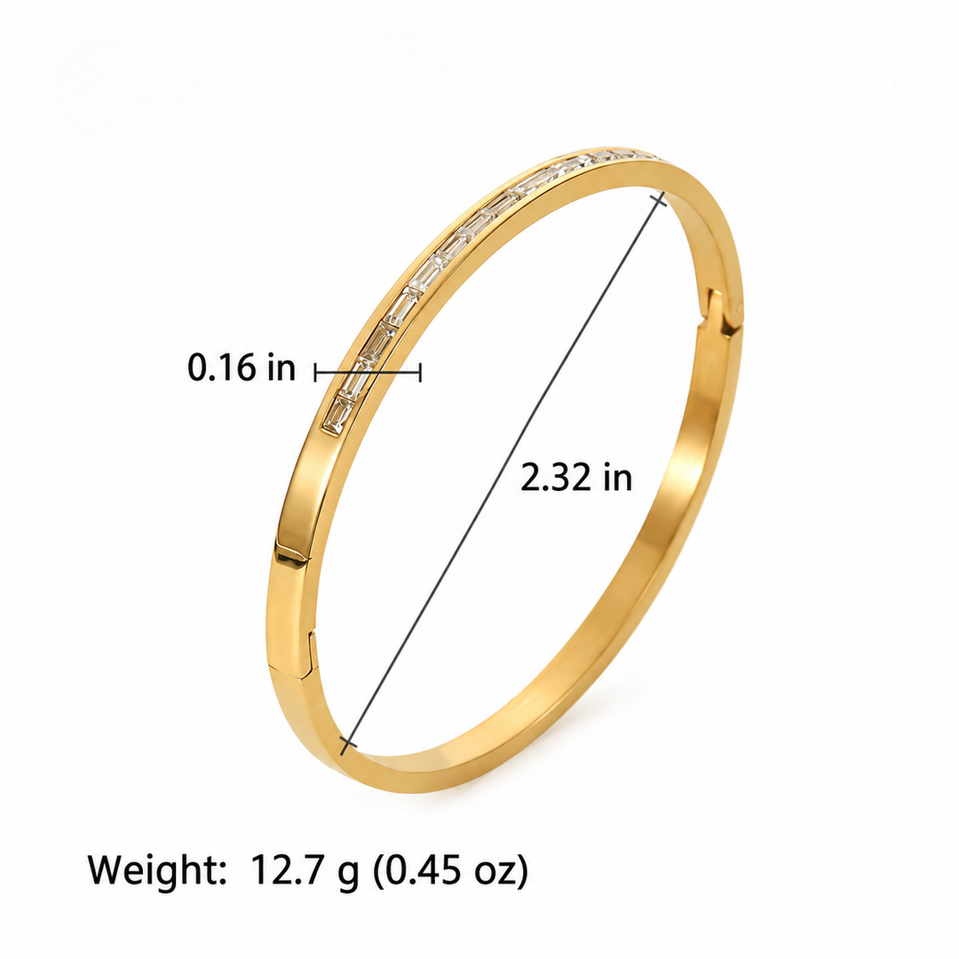 Celestial Crystal Cuff Bracelet