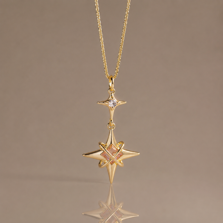 Celestial Star Crystal Necklace