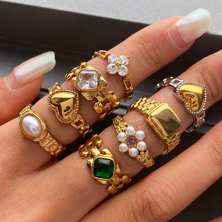 Pearl Vintage Statement Ring