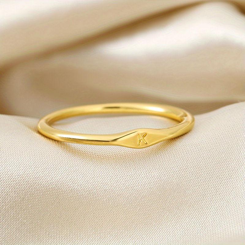 Signature Initial Ring Collection