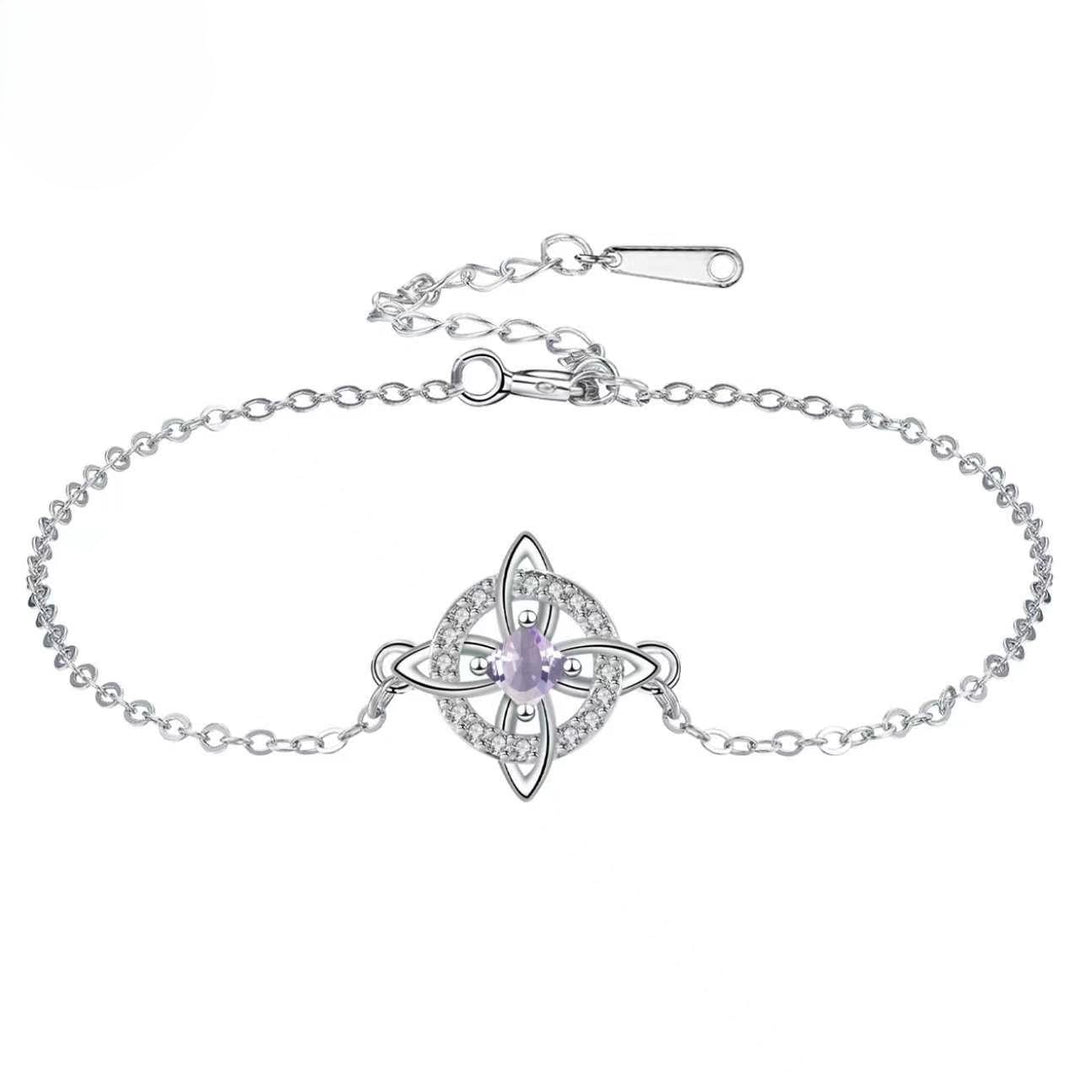 Celtic Knot Birthstone Bracelet