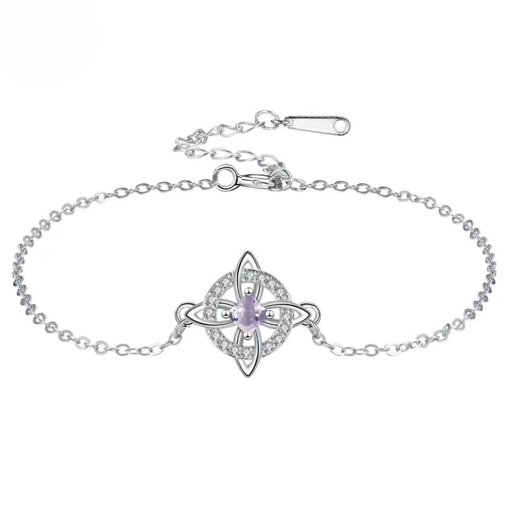 Celtic Knot Birthstone Bracelet
