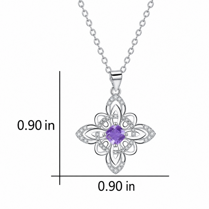 Celtic Birthstone Bloom Necklace